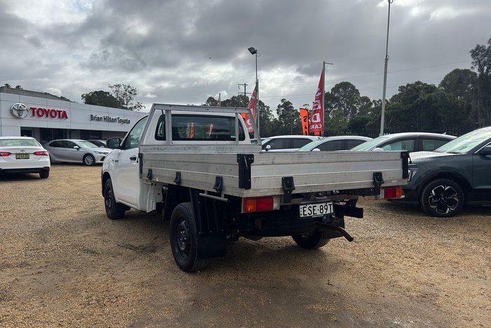 2021 Toyota Hilux Workmate TGN121R Glacier White