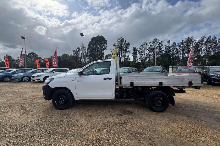 2021 Toyota Hilux Workmate TGN121R Glacier White