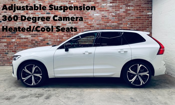 2022 Volvo XC60 B6 R-Design MY22 AWD Crystal White
