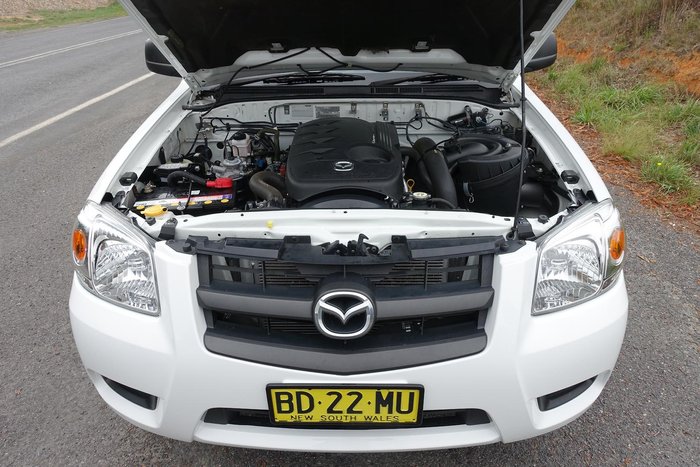 2010 Mazda BT-50 DX UN 4x2 Cool White