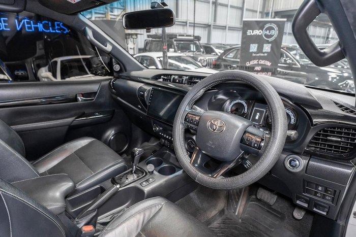 2019 Toyota Hilux Rugged X GUN126R 4X4 Dual Range Glacier White