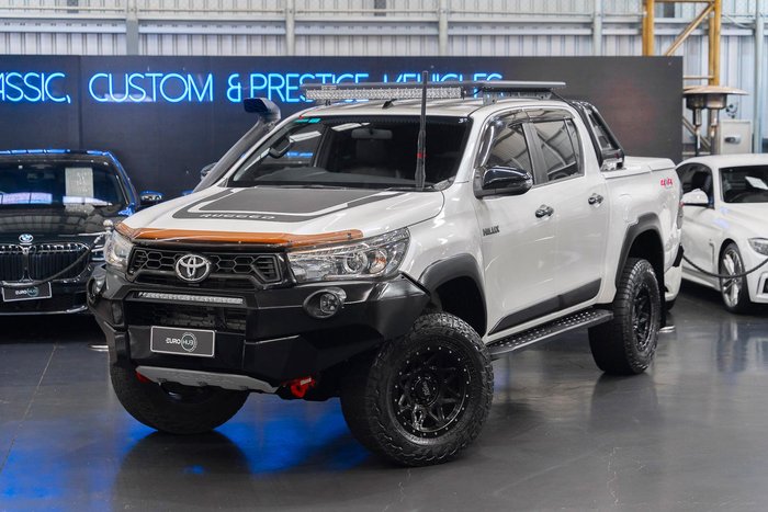 2019 Toyota Hilux Rugged X GUN126R 4X4 Dual Range Glacier White