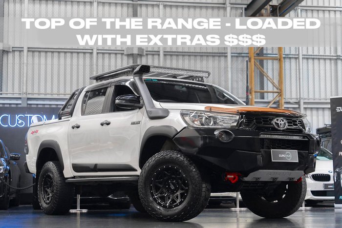 2019 Toyota Hilux Rugged X GUN126R 4X4 Dual Range Glacier White