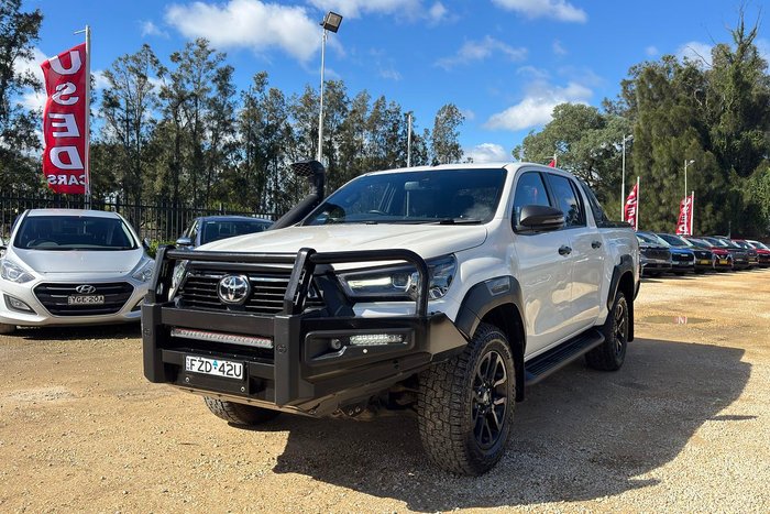 2020 Toyota Hilux Rogue GUN126R 4X4 Dual Range Crystal Pearl