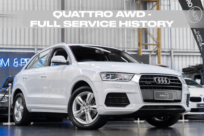 2015 Audi Q3 TFSI Sport 8U MY16 Four Wheel Drive Glacier White