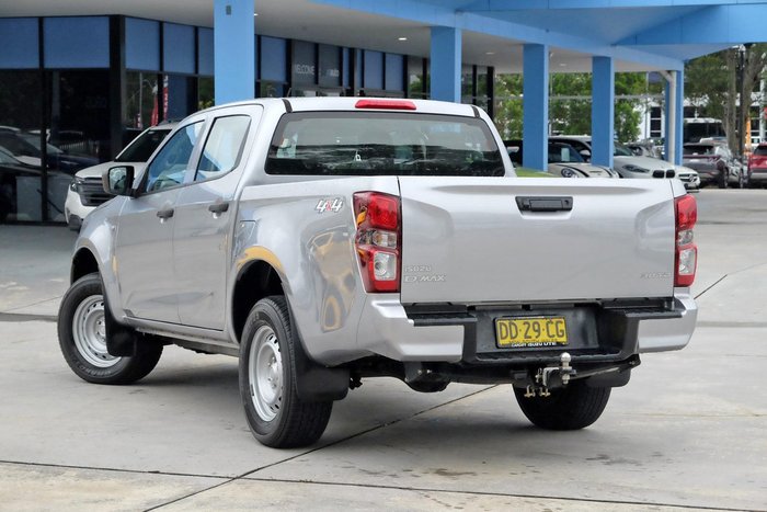 2021 Isuzu D-MAX SX MY21 4X4 Dual Range Mercury Silver