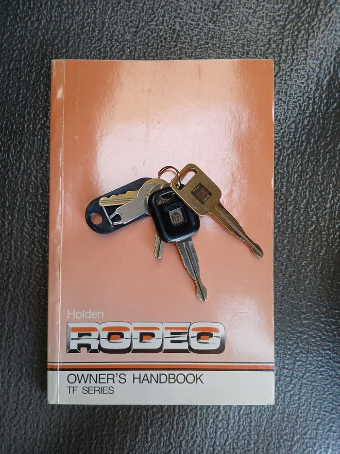 1992 Holden Rodeo DLX TF White