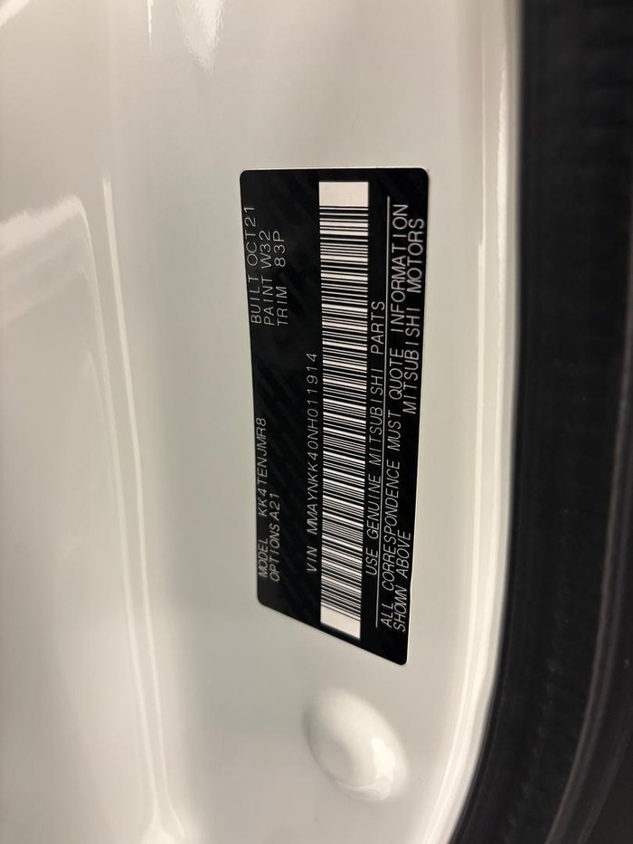 2021 Mitsubishi Triton GLX MR MY21 4x2 White