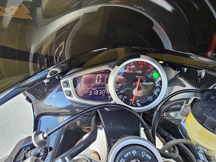 2015 Triumph DAYTONA 675 White