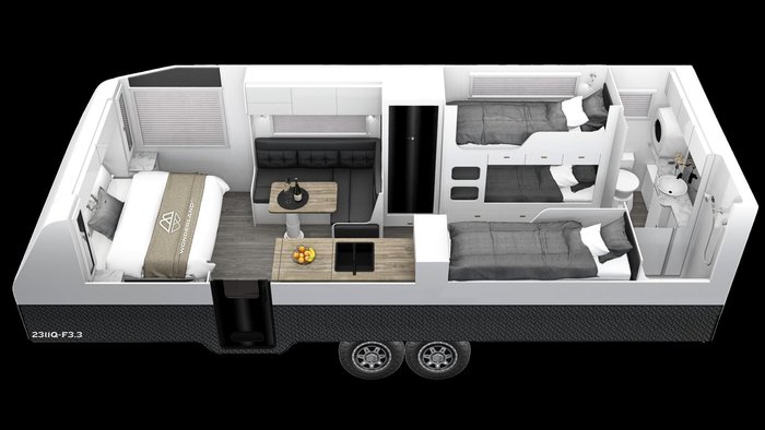 2026 Wonderland RV Amaroo Quad Bunk