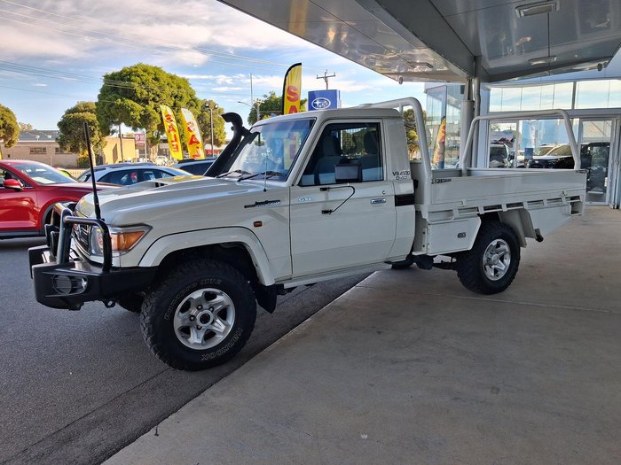 2020 Toyota Landcruiser GXL VDJ79R 4X4 Dual Range French Vanilla