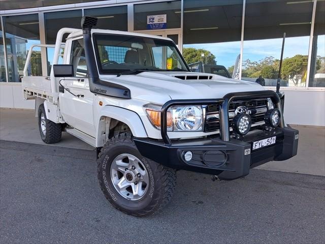 2020 Toyota Landcruiser GXL VDJ79R 4X4 Dual Range French Vanilla