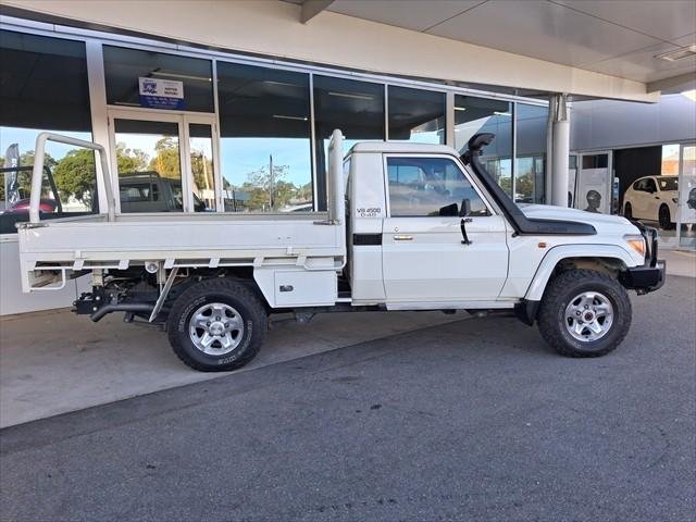 2020 Toyota Landcruiser GXL VDJ79R 4X4 Dual Range French Vanilla