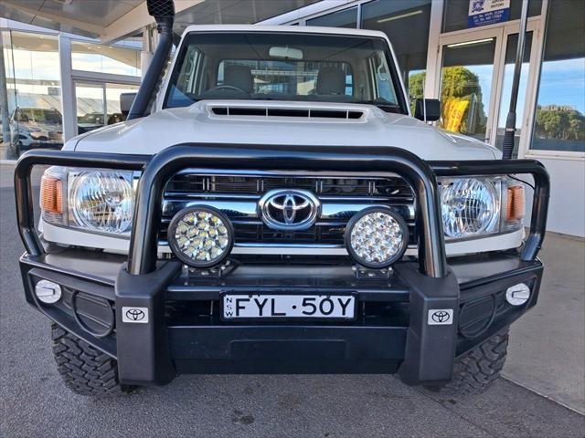 2020 Toyota Landcruiser GXL VDJ79R 4X4 Dual Range French Vanilla