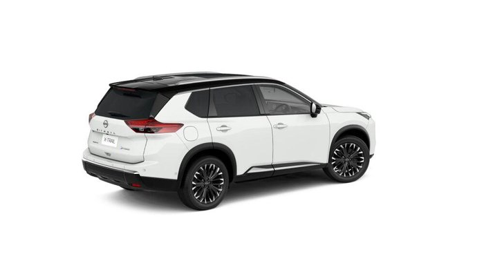 2026 Nissan X-TRAIL Ti e-POWER T33 MY26 Four Wheel Drive Everest White/Black Roof