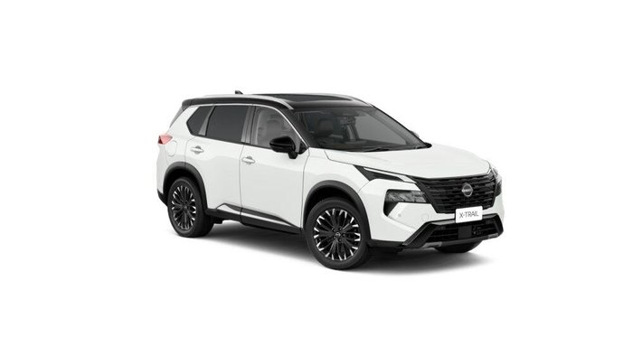 2026 Nissan X-TRAIL Ti e-POWER T33 MY26 Four Wheel Drive Everest White/Black Roof