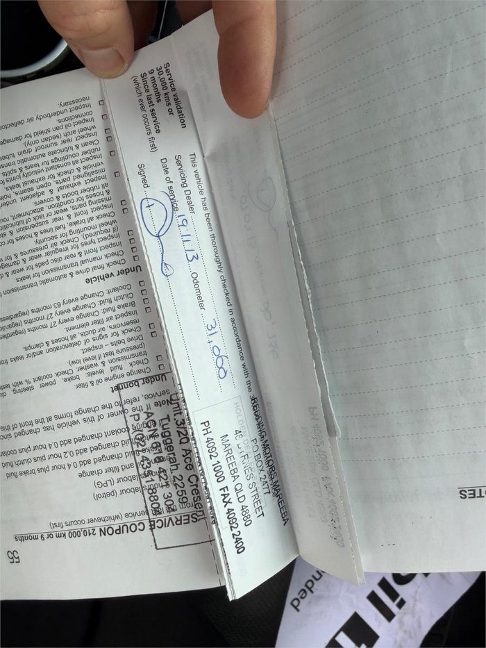 2012 HOLDEN COMMODORE SS-V