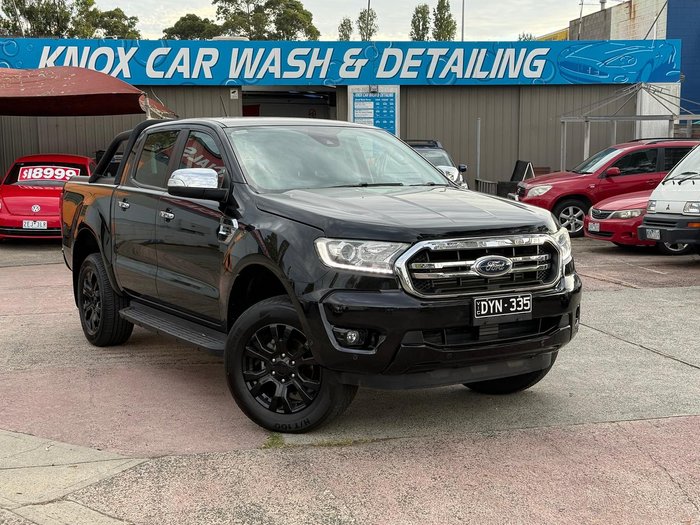 2019 Ford Ranger XLT PX MkIII MY19.75 4X4 Dual Range Shadow Black