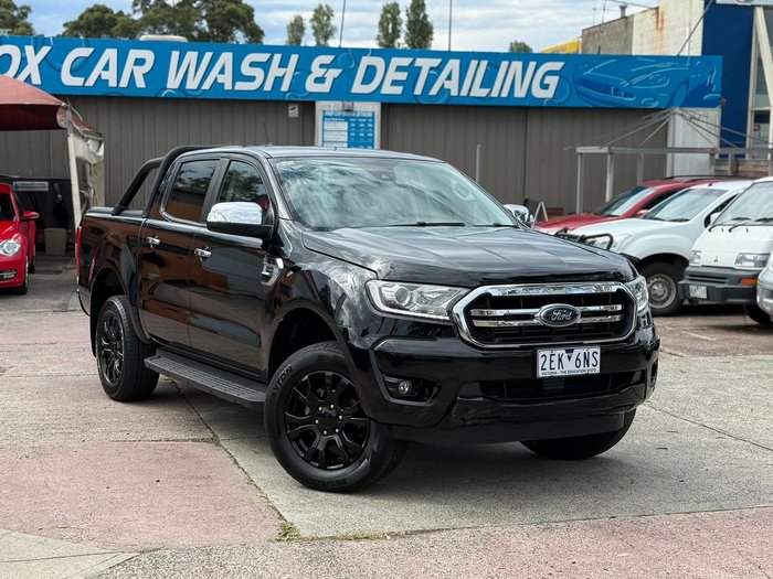 2019 Ford Ranger XLT PX MkIII MY19.75 4X4 Dual Range Shadow Black