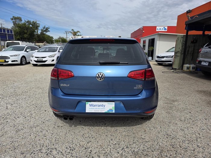 2014 Volkswagen Golf 90TSI Comfortline 7 MY14 Blue