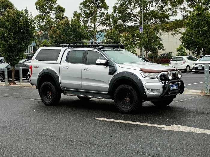 2018 Ford Ranger XLT PX MkII MY18 4X4 Dual Range Ingot Silver
