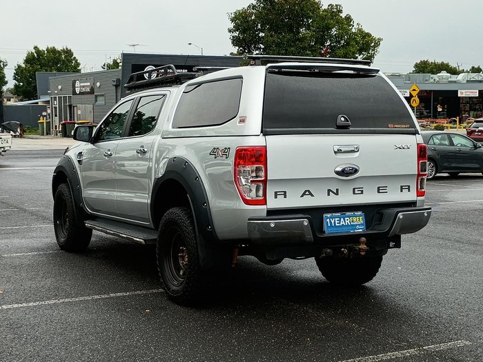 2018 Ford Ranger XLT PX MkII MY18 4X4 Dual Range Ingot Silver