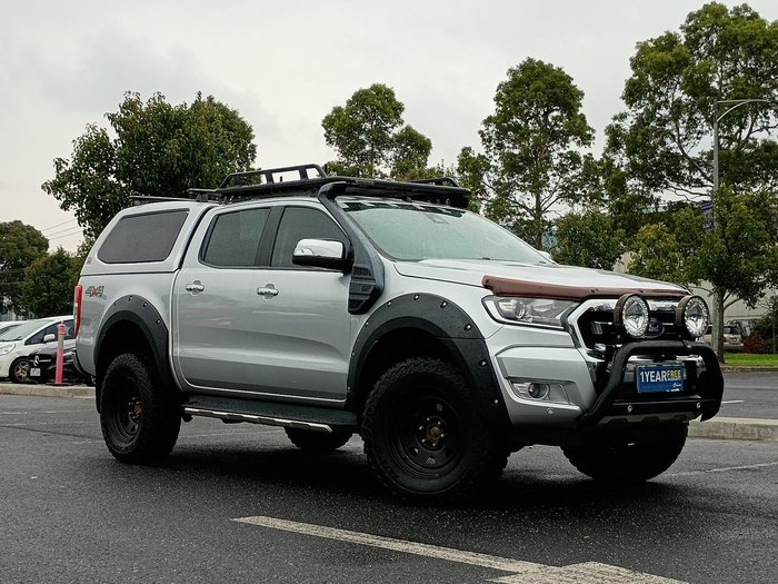 2018 Ford Ranger XLT PX MkII MY18 4X4 Dual Range Ingot Silver