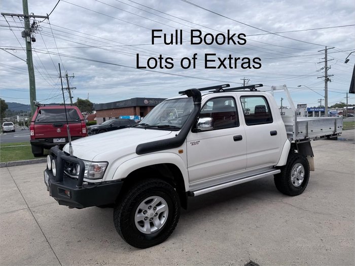 2003 Toyota Hilux SR5 KZN165R MY02 4X4 Dual Range French Vanilla