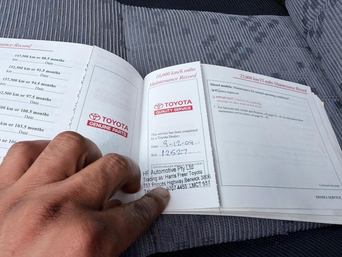 2003 Toyota Hilux SR5 KZN165R MY02 4X4 Dual Range French Vanilla