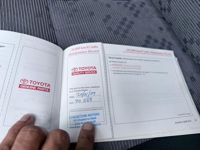 2003 Toyota Hilux SR5 KZN165R MY02 4X4 Dual Range French Vanilla