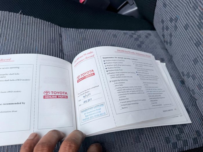 2003 Toyota Hilux SR5 KZN165R MY02 4X4 Dual Range French Vanilla