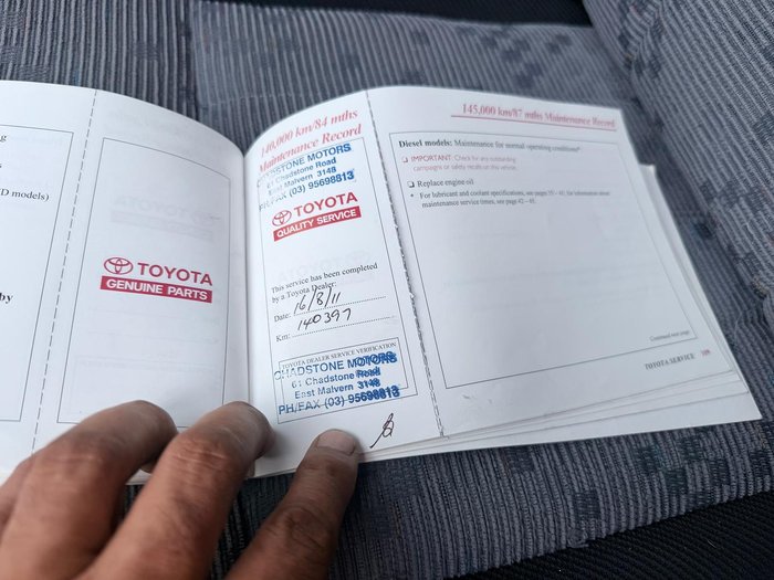 2003 Toyota Hilux SR5 KZN165R MY02 4X4 Dual Range French Vanilla