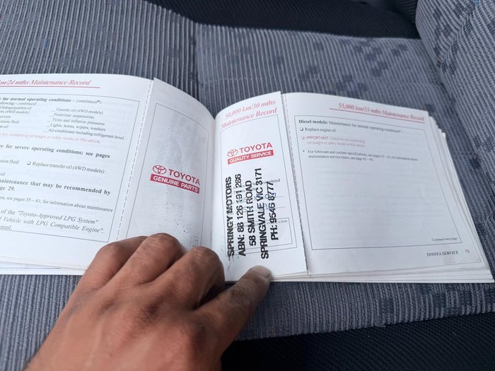 2003 Toyota Hilux SR5 KZN165R MY02 4X4 Dual Range French Vanilla