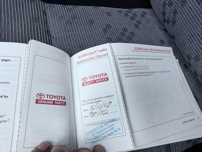 2003 Toyota Hilux SR5 KZN165R MY02 4X4 Dual Range French Vanilla