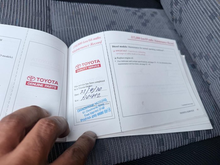 2003 Toyota Hilux SR5 KZN165R MY02 4X4 Dual Range French Vanilla