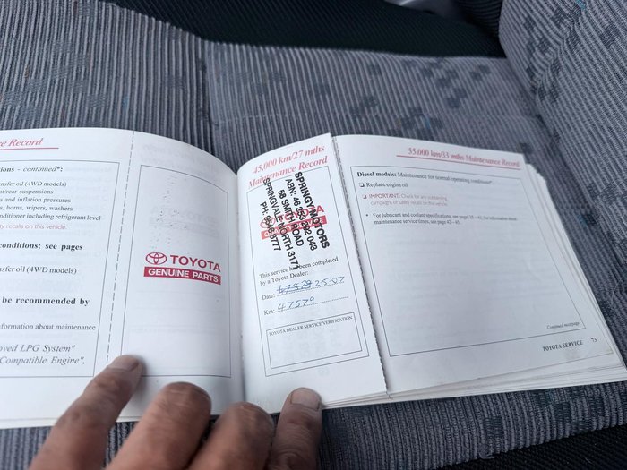 2003 Toyota Hilux SR5 KZN165R MY02 4X4 Dual Range French Vanilla