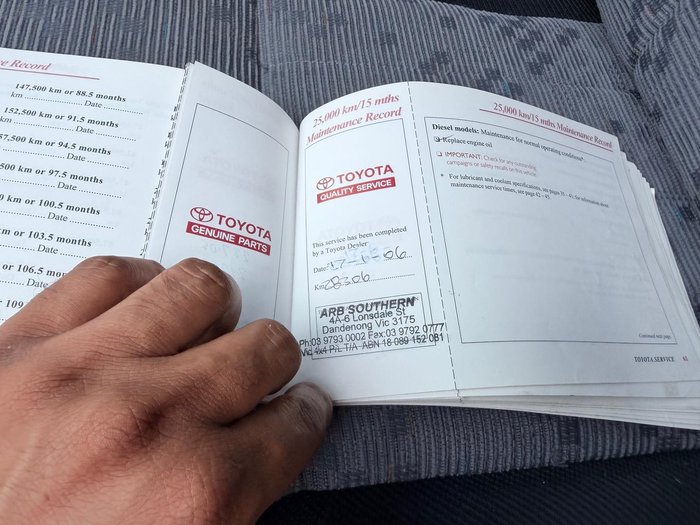 2003 Toyota Hilux SR5 KZN165R MY02 4X4 Dual Range French Vanilla