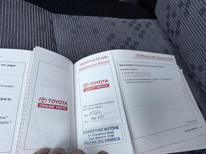 2003 Toyota Hilux SR5 KZN165R MY02 4X4 Dual Range French Vanilla