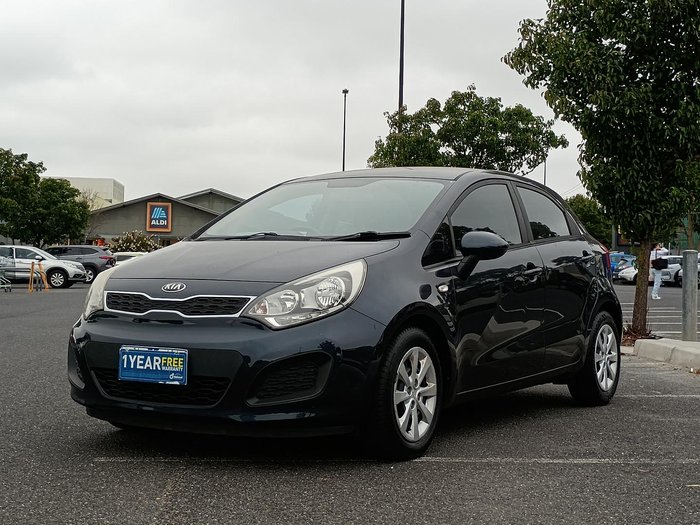 2014 Kia Rio S UB MY14 Deep Blue