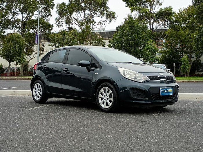 2014 Kia Rio S UB MY14 Deep Blue