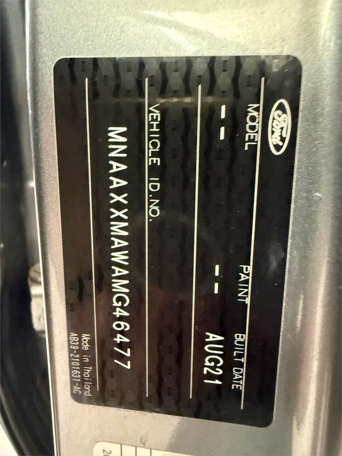 2021 Ford Everest Ambiente