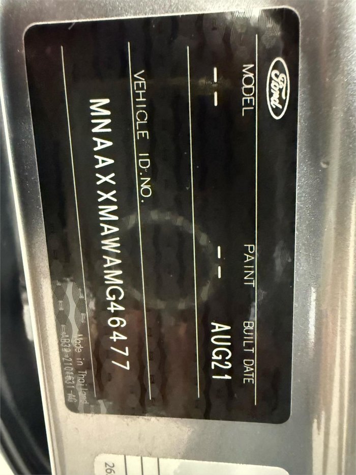 2021 Ford Everest Ambiente