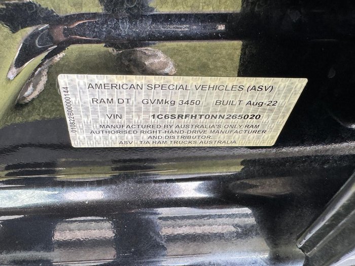 2022 RAM 1500 Limited RamBox