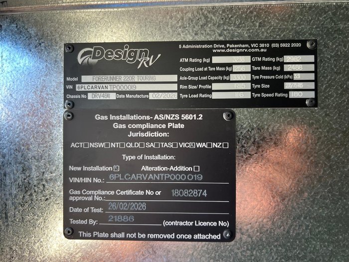 2026 Design RV Forerunner 220R