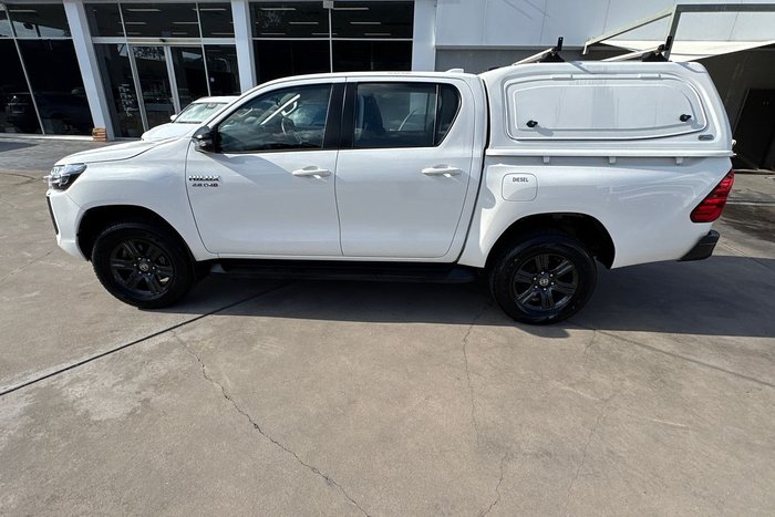 2025 Toyota Hilux SR GUN126R 4X4 Dual Range Glacier White