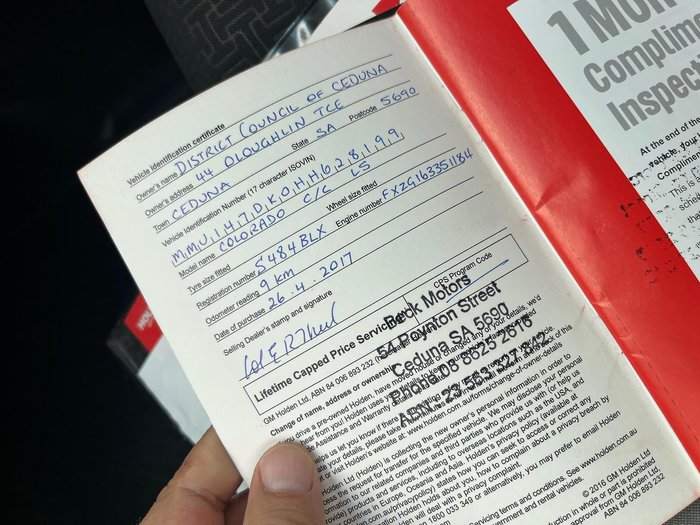 2016 Holden Colorado LS