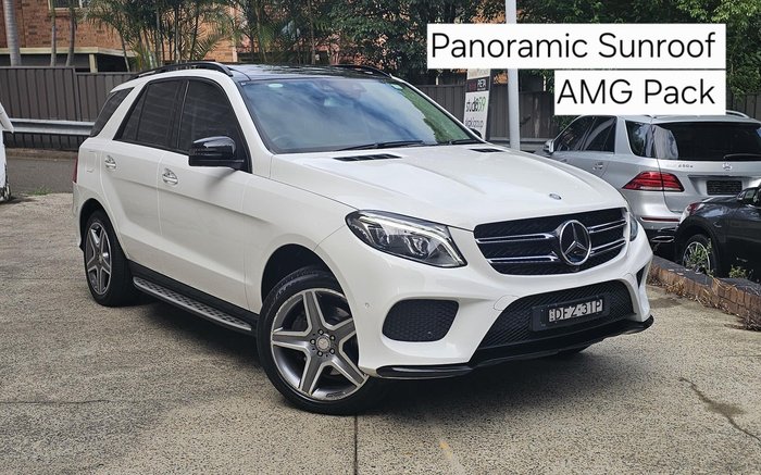 2016 Mercedes-Benz GLE-Class GLE350 d W166 Four Wheel Drive Polar White