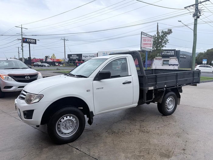 2011 Mitsubishi Triton GLX MN MY11 4x2 White