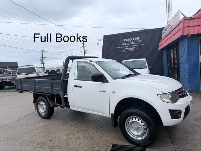2011 Mitsubishi Triton GLX MN MY11 4x2 White