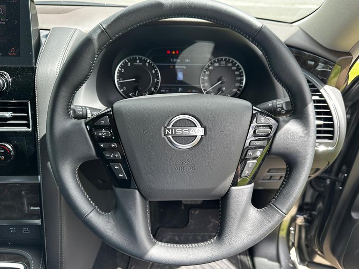 2026 Nissan Patrol Ti Y62 MY26 4X4 Dual Range Gun Metallic